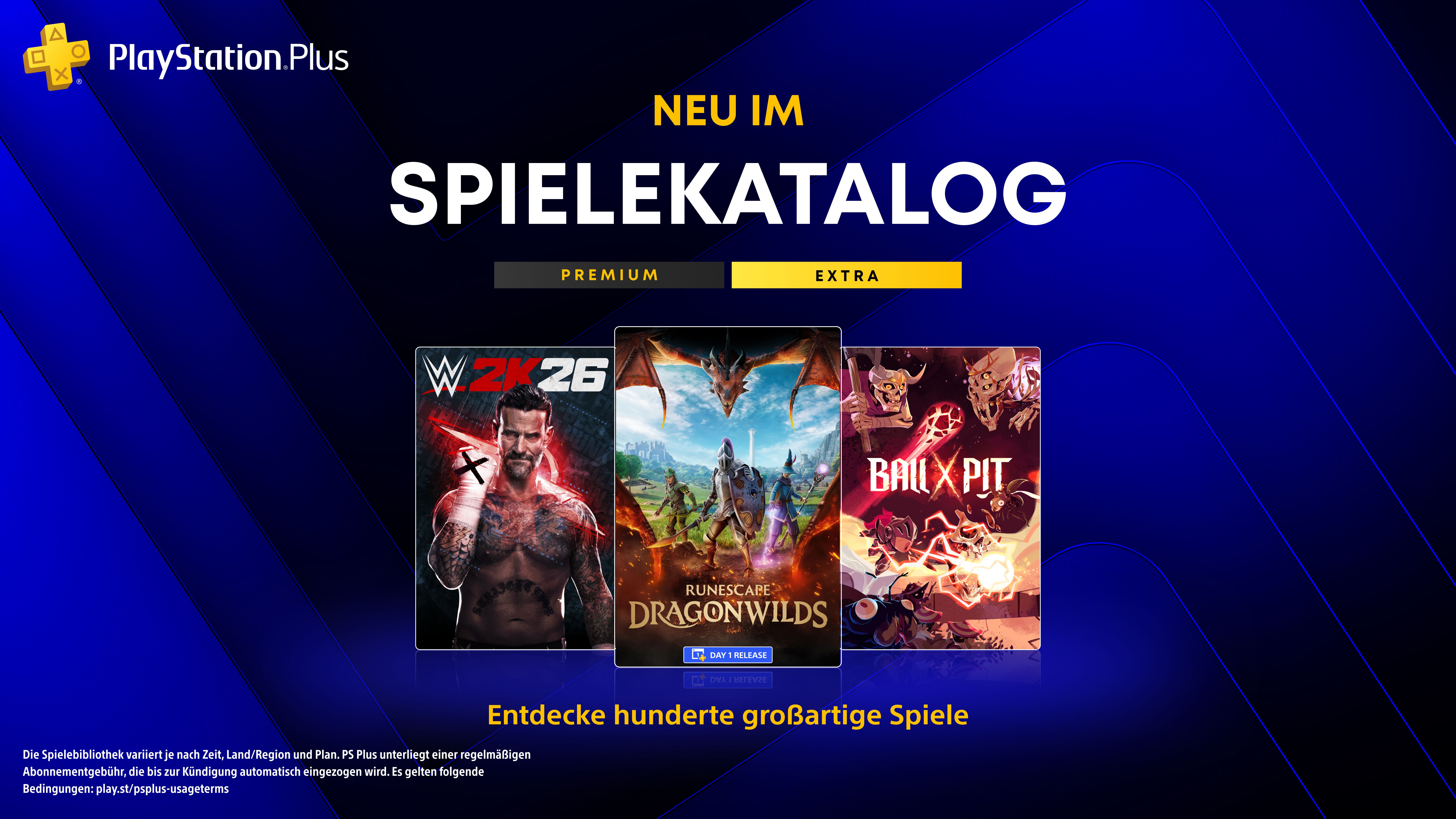 PlayStation Plus Extra / Premium: September 2026 Neuzugänge