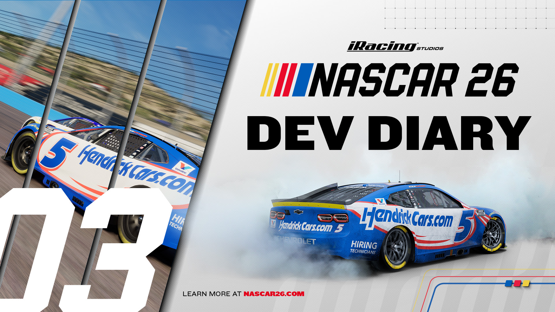 NASCAR 26 - Drittes Entwicklertagebuch veröffentlicht