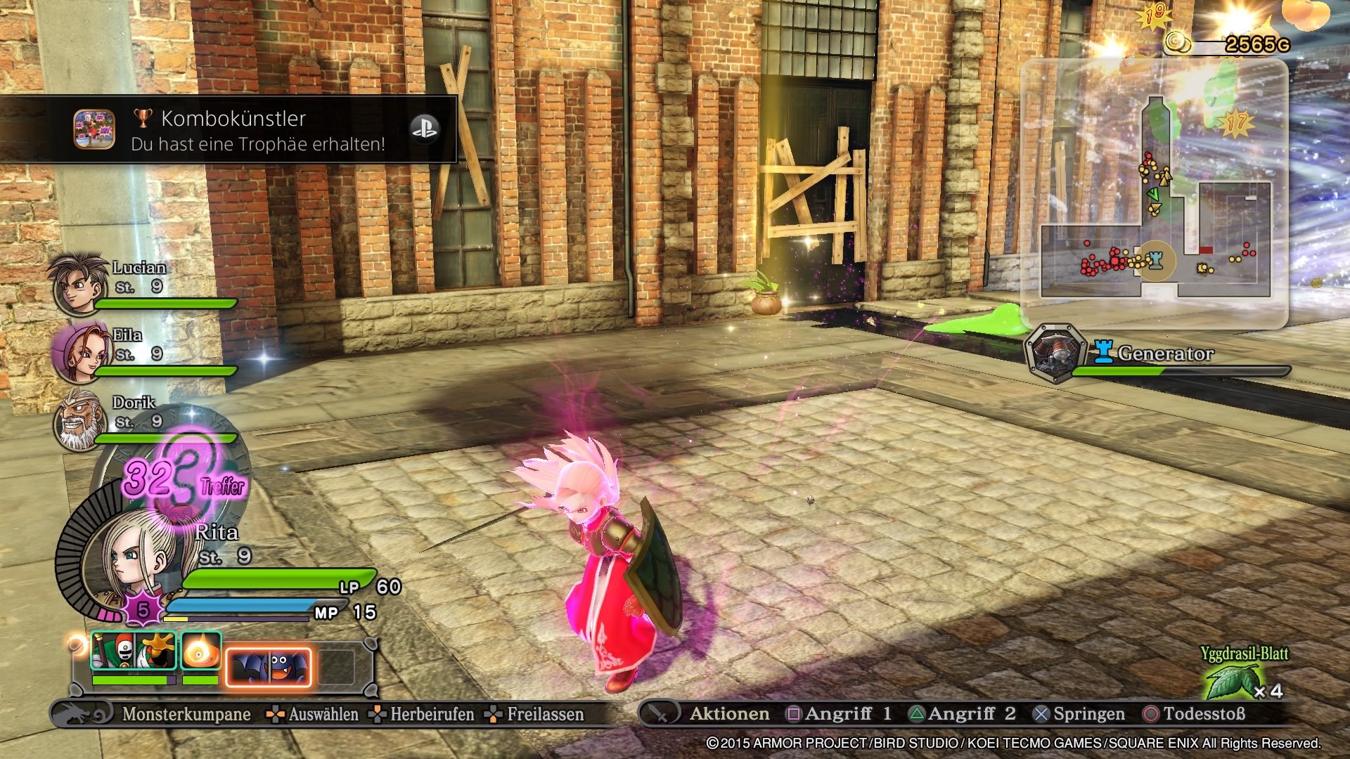 15 Minuten Gameplay zu Dragon Quest: Heroes