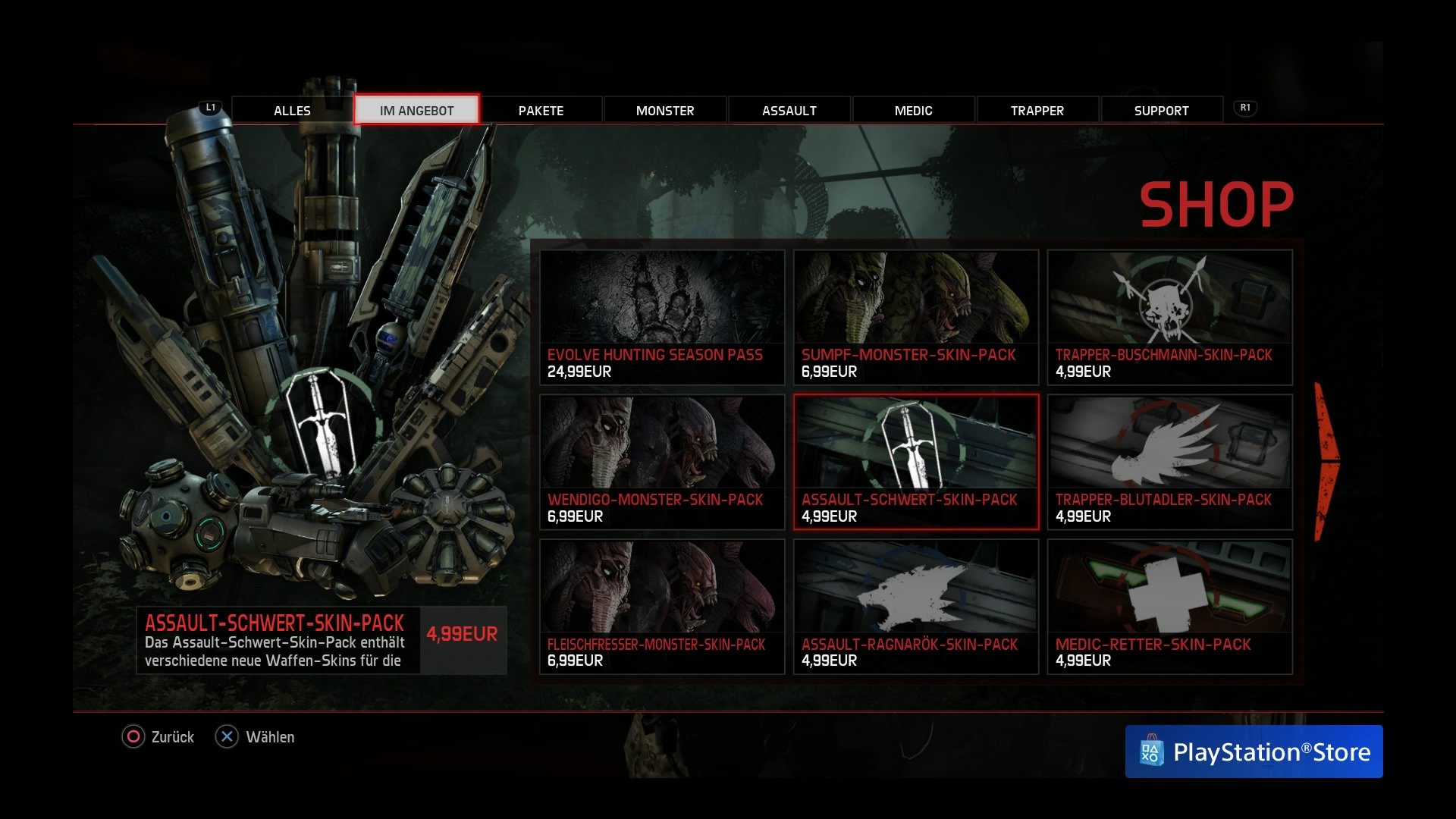 23 Minuten Kraken-Gameplay aus Evolve