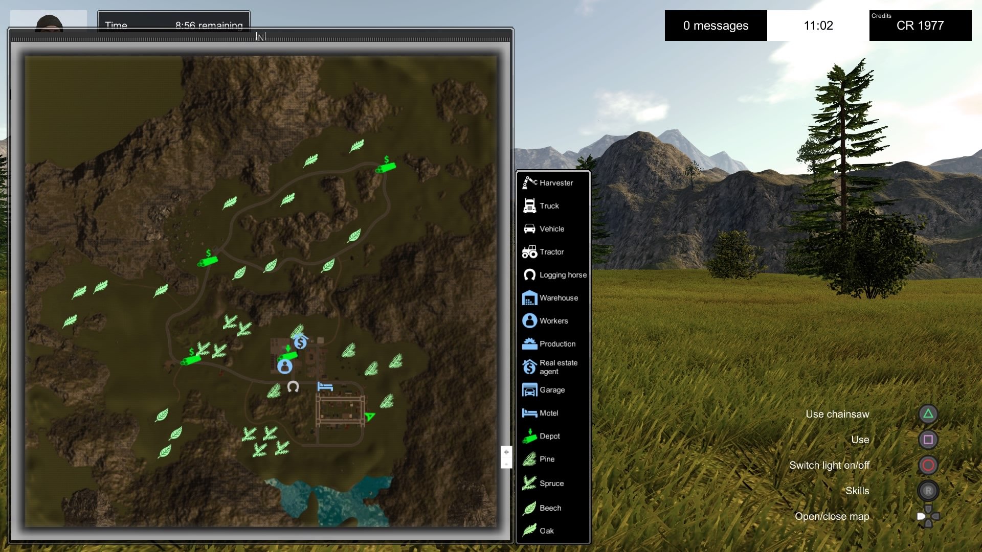 Forstwirtschaft 2017: Die Simulation