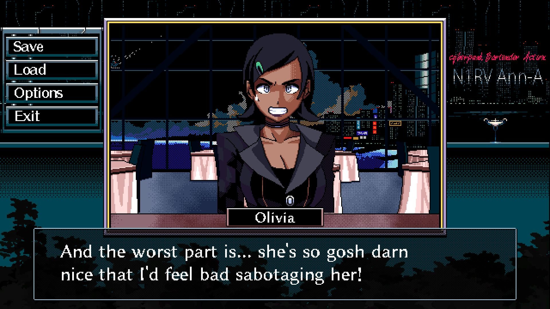 N1RV ANN-A: Cyberpunk Bartender Action