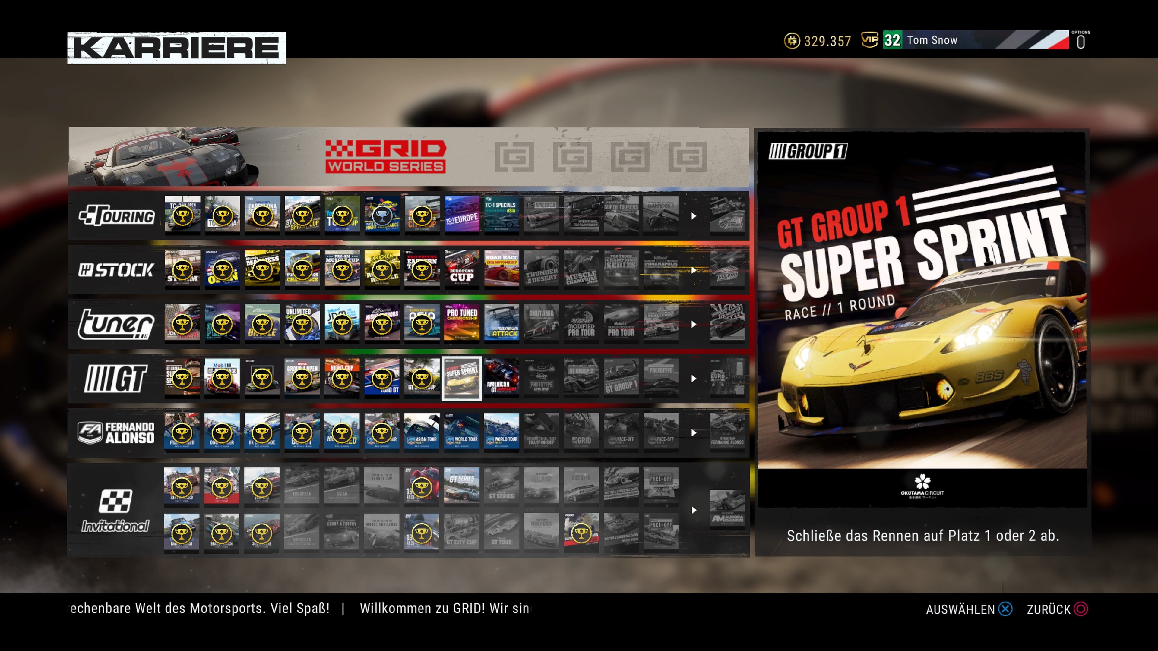 GRID verschiebt sich um einen Monat