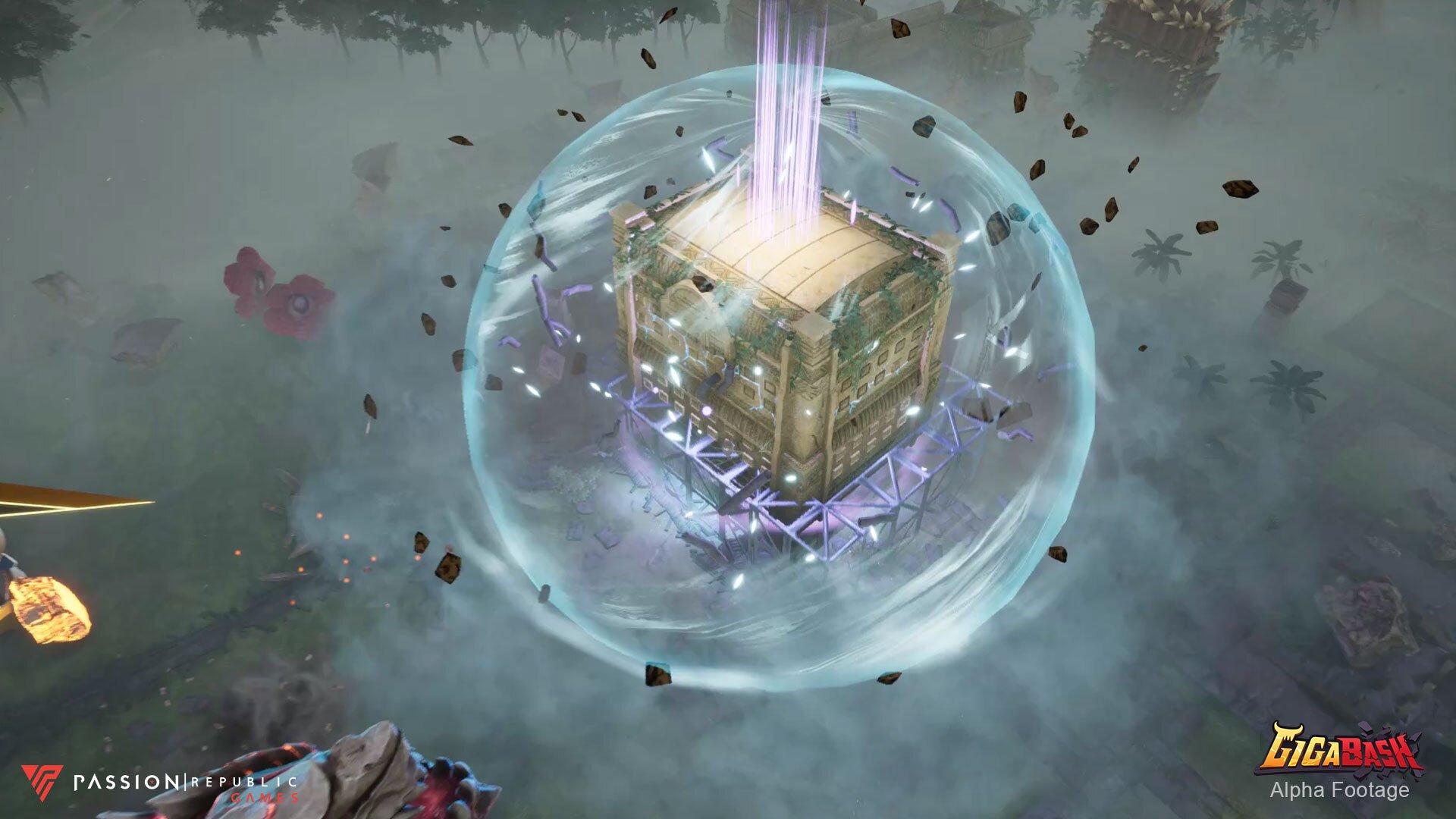 GigaBash: 4-Spieler Arenakämpfe mit Kaiju-Bestien & Helden