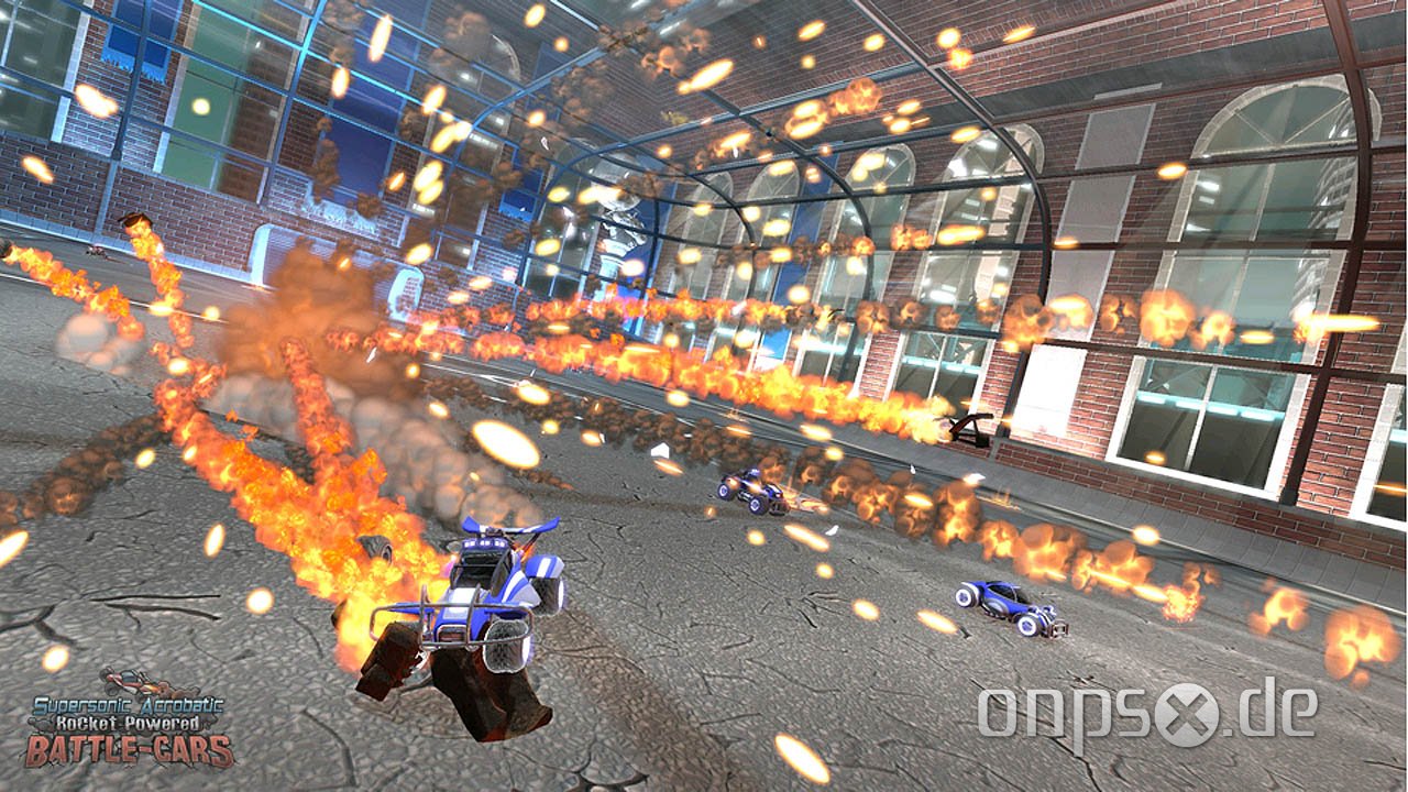 Supersonic Acrobatic Rocket-Powered Battle-Cars