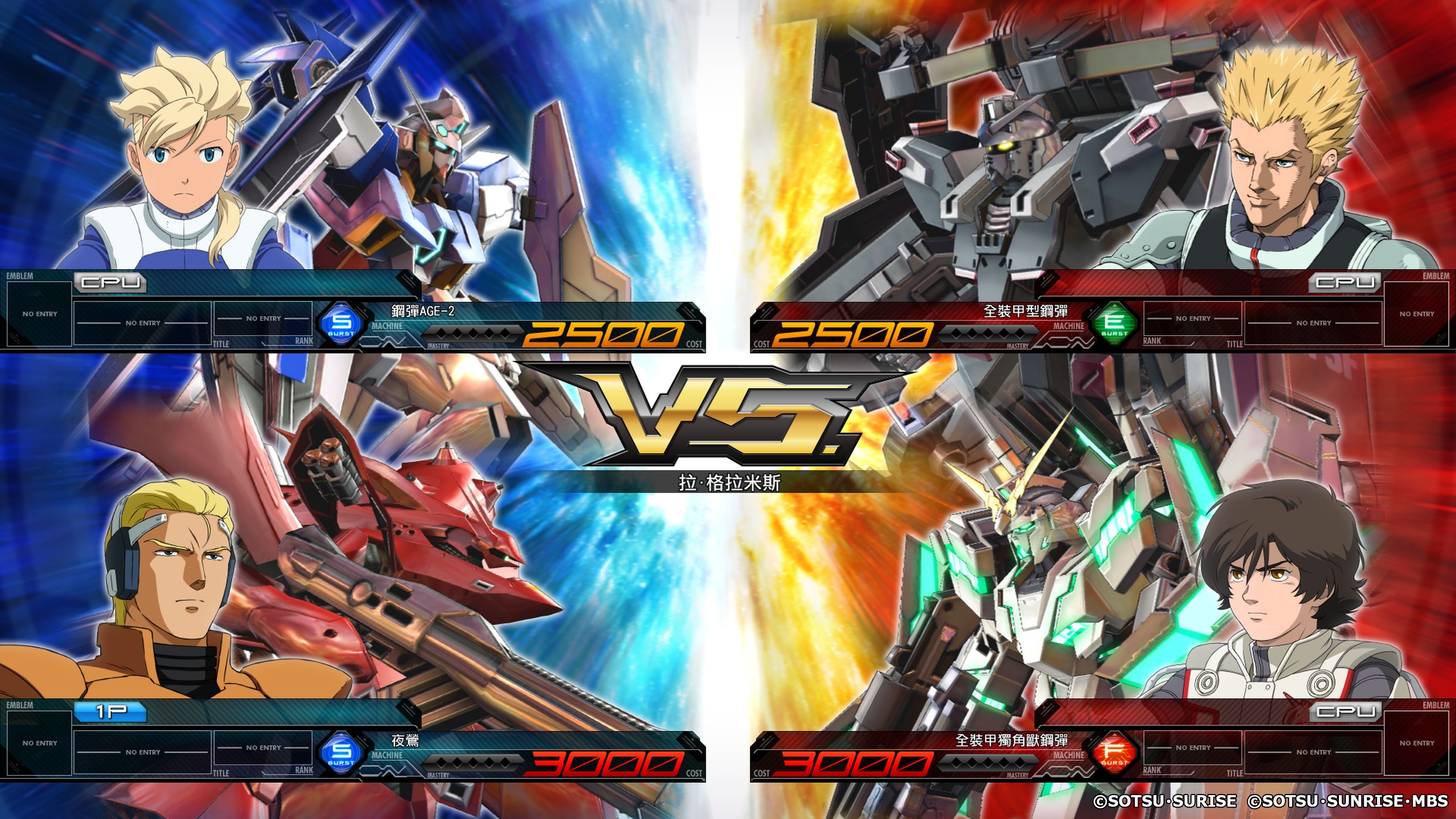 Mobile Suit Gundam Extreme VS. Maxiboost on