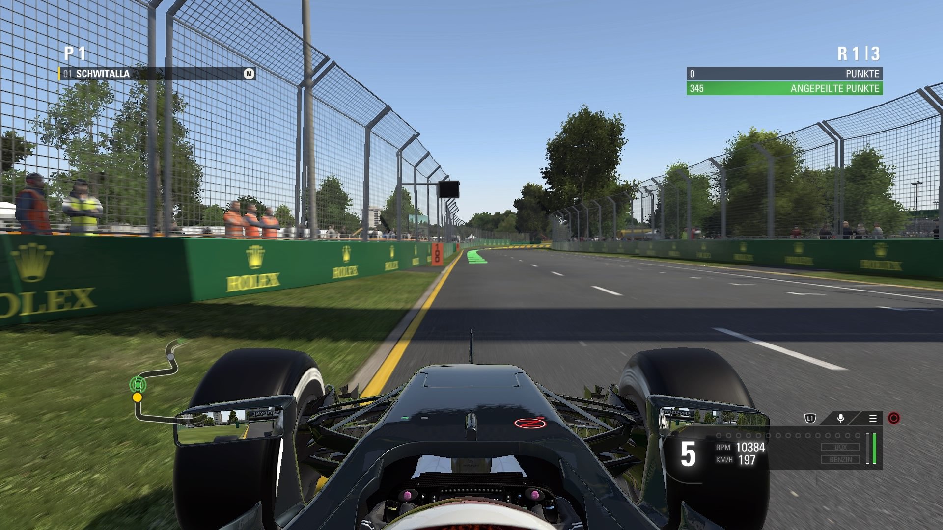 F1 2016: Eine Runde Hockenheim im Video