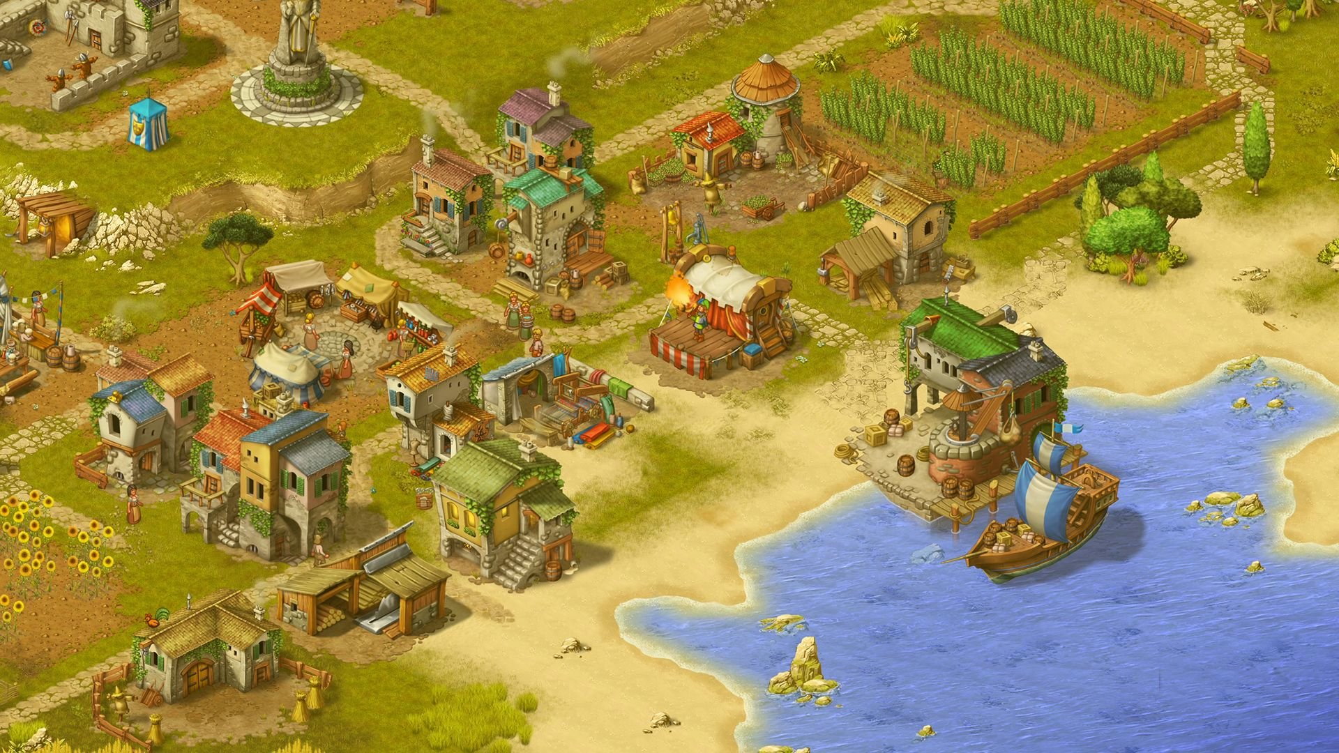 Townsmen: A Kingdom Rebuilt: The Seaside Empire angekündigt