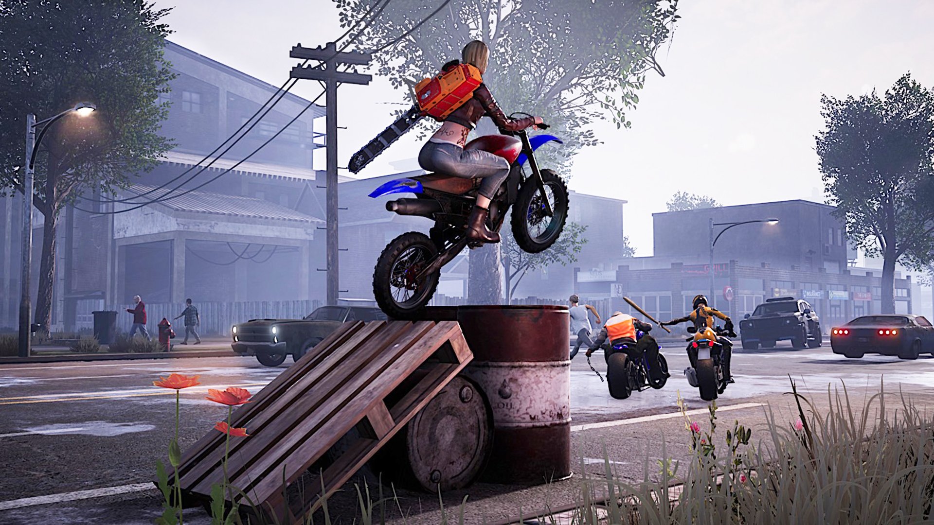 Road Rage bietet eine offene Spielwelt für Combat-Biker