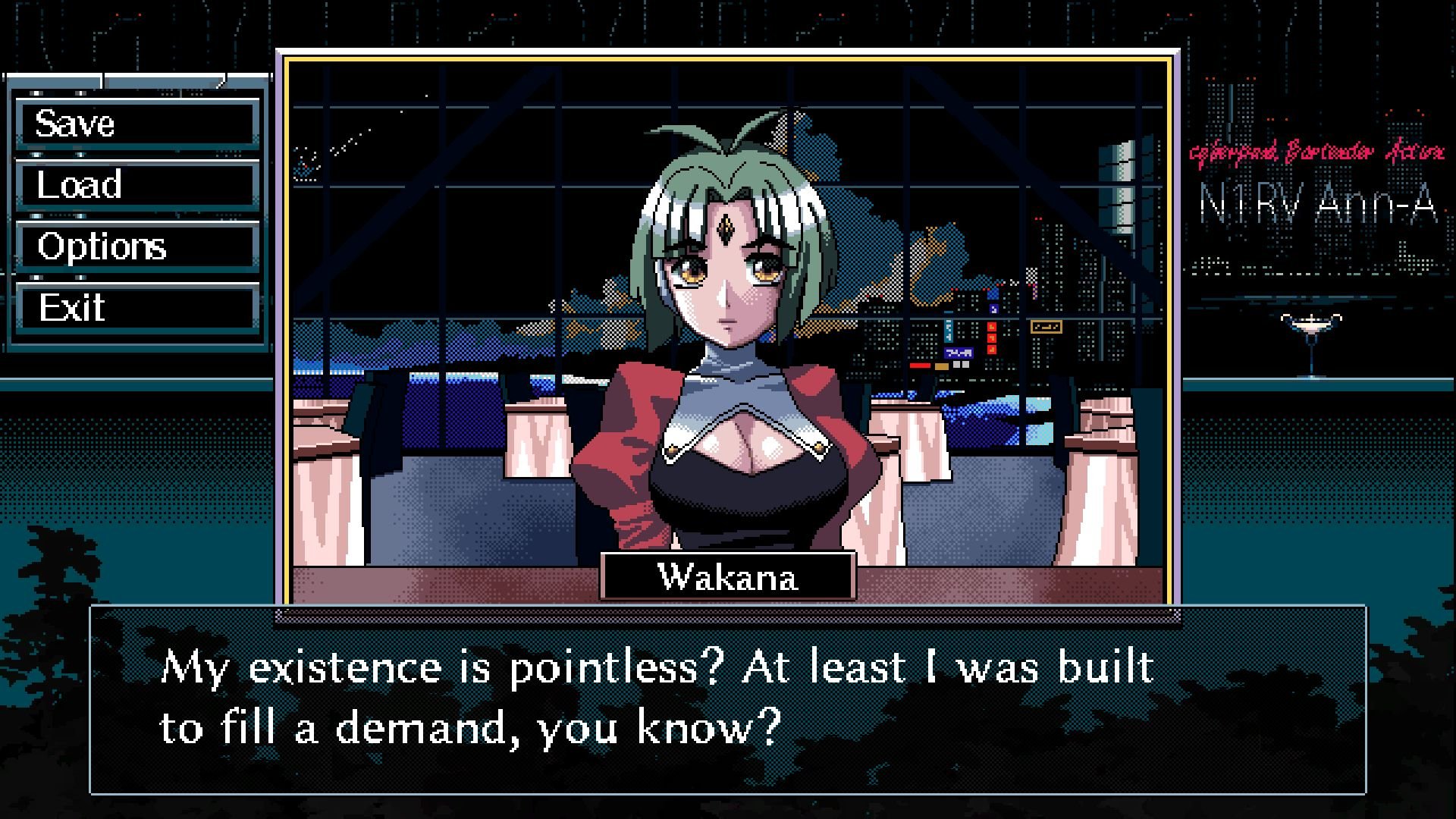 N1RV ANN-A: Cyberpunk Bartender Action