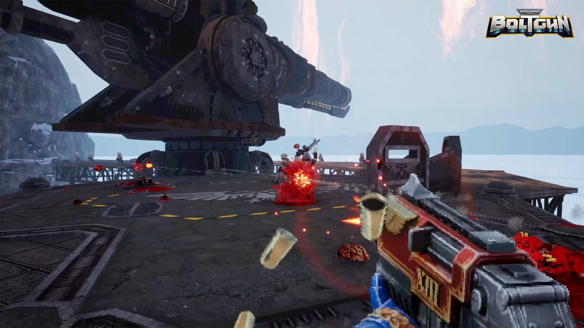 Warhammer 40,000: Boltgun - blutiges und pixeliges Gameplay