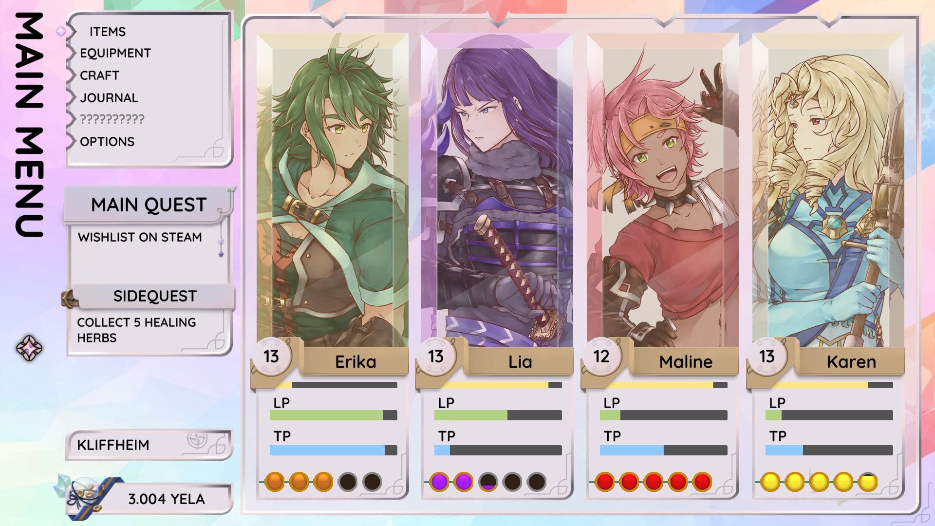 Elements Destiny - Pixelart JRPG aus Deutschland