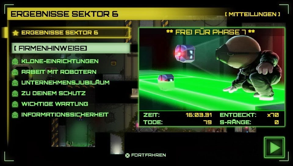 Stealth Inc: A Clone in the Dark