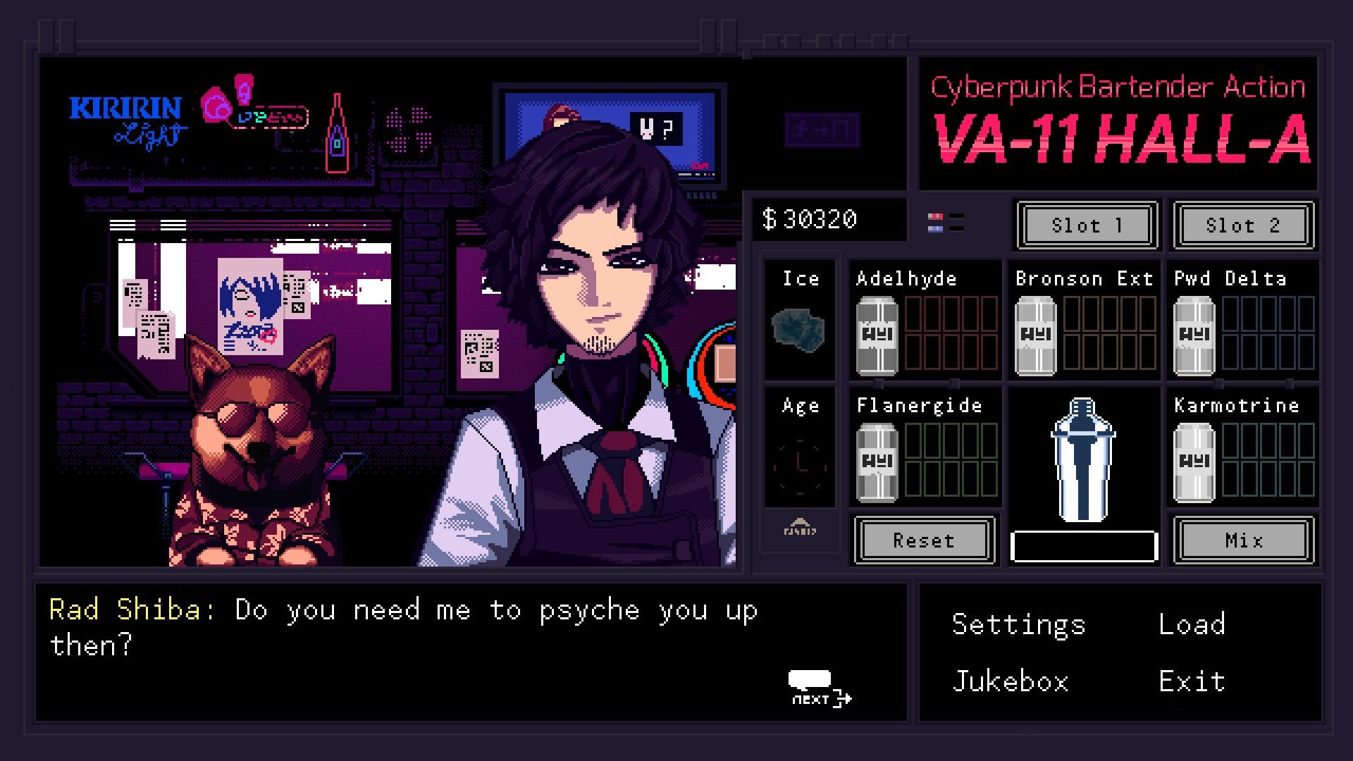 VA-11 HALL-A - Cyberpunk Thekensimulator kommt 2019