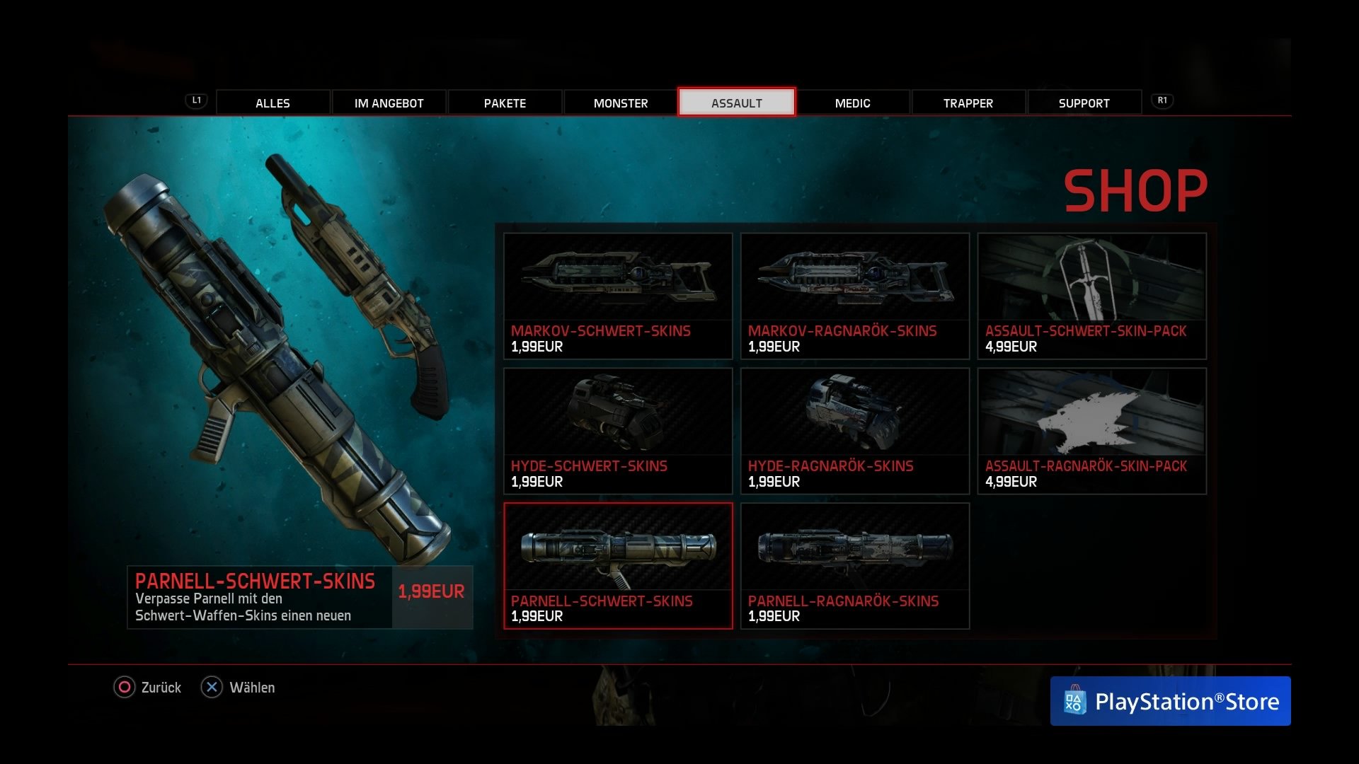 Fast eine Stunde Gameplay zu Evolve