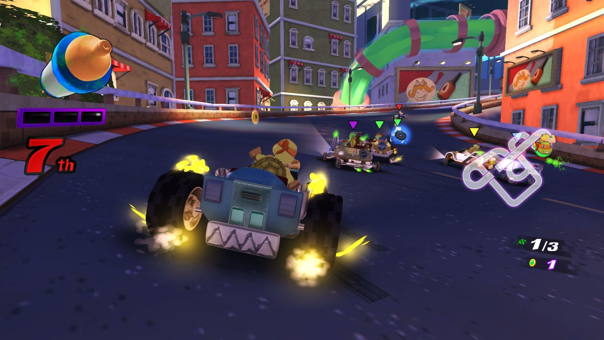 Debut Trailer zu Nickelodeon Kart Racer